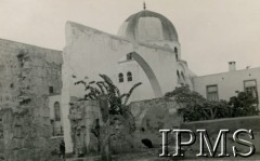 Grudzień 1943, Damaszek, Syria.
Fragment meczetu Omajadów zbombardowanego przez Niemców w 1942 r.
Fot. NN, Kronika 15 Wileńskiego Batalionu Strzelców 