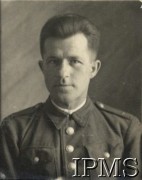 15.09.1941-19.01.1942, Tatiszczewo, ZSRR.
Podporucznik Antoni Jop - dowódca plutonu kompanii łączności 15 Pułku Piechoty 