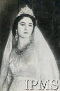 Brak daty, Egipt.
Królowa Egiptu Farida, żona króla Faruka I.
Fot. NN, Kronika 15 Wileńskiego Batalionu Strzelców 
