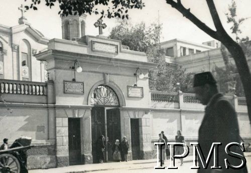 Styczeń-luty 1944, Kair, Egipt.
Kościół katolicki w nowej części Kairu.
Fot. NN, Kronika 15 Wileńskiego Batalionu Strzelców 
