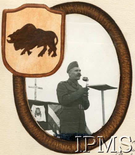 1944, Włochy.
Generał brygady Nikodem Sulik - dowódca 5 Kresowej Dywizji Piechoty.
Fot. NN, Kronika 15 Wileńskiego Batalionu Strzelców 