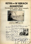 Czerwiec 1944, okolice Jelsi, Włochy.
Kronika 15 Wileńskiego Batalionu Strzelców 