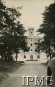 Lipiec 1944, Palazzo dell Cannone, Włochy.
Widok na pałac w miasteczku, które zostało zdobyte 6 lipca.
Fot. NN, Kronika 15 Wileńskiego Batalionu Strzelców 