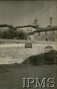Lipiec 1944, Monte San Vito, Włochy.
Widok na miasteczko, które 15 Wileński Batalion Strzelców 
