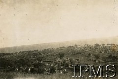 Lata 40., Koja, Uganda.
Panorama osiedla dla polskich uchodźców.
Fot. NN, kolekcja: Osiedla polskie w Afryce, Instytut Polski i Muzeum im. gen. Sikorskiego w Londynie