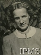 1945-1947, Rongai, Kenia. 
Osiedle dla polskich uchodźców. Portret M. Kułakowskiej.
Fot. NN, kolekcja: Osiedla polskie w Afryce, Instytut Polski i Muzeum im. gen. Sikorskiego w Londynie