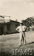 1946-1947, Eldoret, Kenia. 
Maks Bielawski na terenie swojej farmy.
Fot. NN, kolekcja: Osiedla polskie w Afryce, Instytut Polski i Muzeum im. gen. Sikorskiego w Londynie