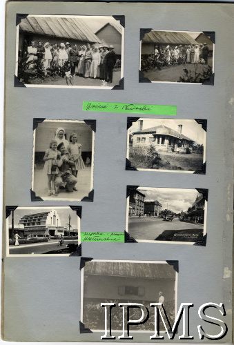 1945-1947, Rongai oraz Nairobi, Kenia. 
Zdjęcia z Nairobi oraz wizyta gości z Nairobi w osiedlu dla polskich uchodźców w Rongai.
Fot. NN, kolekcja: Osiedla polskie w Afryce, Instytut Polski i Muzeum im. gen. Sikorskiego w Londynie