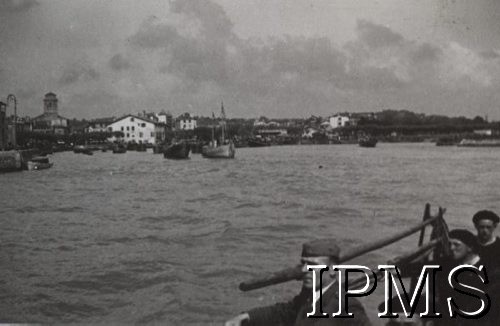 21.06.1940, Saint-Jean-de-Luz, Francja.
Ewakuacja oddziałów z Francji, żołnierze na pokładzie MS 