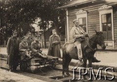 1919, Łuniniec, Polska.
Wojna polsko-bolszewicka. Podpis oryginalny: 