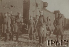 1918-1919, Mszana.
Wojna polsko-ukraińska. Załoga pociągu pancernego P.P.3, 