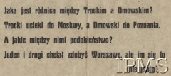 1920, Polska.
Ulotka: 