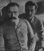 1916, brak miejsca.
Józef Piłsudski i por. Wieniawa-Długoszowski, portret.
