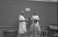 Listopad 1942, Teheran, Iran (Persja).
Obóz dla polskich uchodźców. Kuchnia 