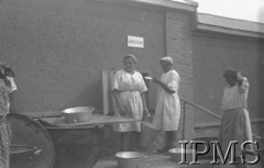 Listopad 1942, Teheran, Iran (Persja).
Obóz dla polskich uchodźców. Kuchnia 