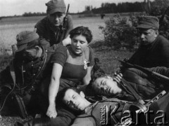 Maj-czerwiec 1944, Wileńszczyzna.
Sanitariuszka 4 Bryg. Part. Janina Terlecka 