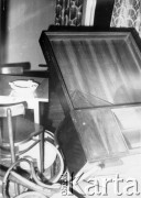 25.06.1976, Radom. 
Wydarzenia radomskie - czerwiec 1976. Wnętrza budynku KW PZPR - zdemolowany pokój na piewszym piętrze.
Fot. NN, zbiory Ośrodka KARTA