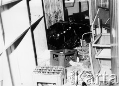 25.06.1976, Radom. 
Wydarzenia radomskie - czerwiec 1976. Zdemolowane wnętrza w budynku KW PZPR - magazyn bufetu.
Fot. NN, zbiory Ośrodka KARTA [sygn. OK 010632]

