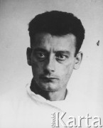 1937, ZSRR.
Meir Wajnsztejn, rozstrzelany 10 września 1937 w czasie Wielkiej Czystki, portret więzienny.
Fot. zbiory Ośrodka KARTA.
 
