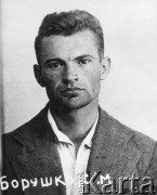 1937, ZSRR.
Piotr Boruszko, rozstrzelany 10 września 1937 w czasie Wielkiej Czystki, portret więzienny.
Fot. zbiory Ośrodka KARTA.
 
