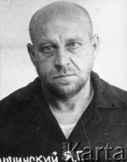 1937, ZSRR.
Jan Suszczyński, rozstrzelany 10 września 1937 w czasie Wielkiej Czystki, portret więzienny.
Fot. zbiory Ośrodka KARTA.
 

