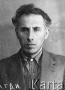 1936-1938, ZSRR.
G.D. Arluk, rozstrzelany w czasie Wielkiej Czystki, portret więzienny.
Fot. zbiory Ośrodka KARTA.
 

