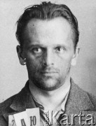 1936-1938, ZSRR.
B.S. Andrykiewicz (Andrukiewicz), rozstrzelany w czasie Wielkiej Czystki, portret więzienny.
Fot. zbiory Ośrodka KARTA.
 
