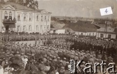 Sierpień 1914, Kielce.
Oddziały Związku Strzeleckiego w Kielcach.
Fot. NN, zbiory Instytutu Józefa Piłsudskiego w Londynie