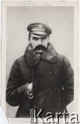 Zima 1915, brak miejsca.
Komendant Józef Piłsudski w burce legionowej.
Fot. NN, zbiory Instytutu Józefa Piłsudskiego w Londynie