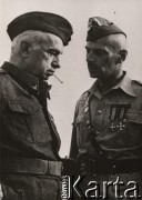 1943, Bliski Wschód.
Naczelny Wódz Polskich Sił Zbrojnych gen. Kazimierz Sosnkowski i dowódca 2 Korpusu Polskiego gen. Władysław Anders.
Fot. NN, zbiory Instytutu Józefa Piłsudskiego w Londynie