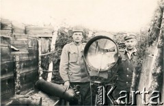 1916, Wołyń.
Legioniści z reflektorem gazowym.
Fot. NN, zbiory Instytutu Józefa Piłsudskiego w Londynie