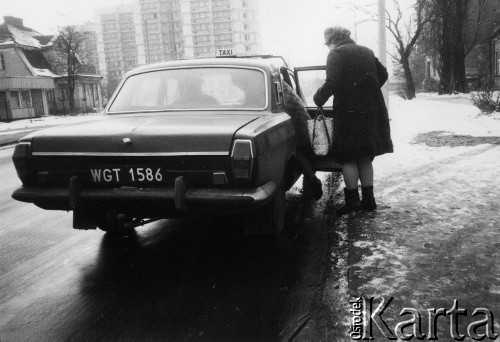 1985, Warszawa, Polska.
Ulica Łukowska. 
Fot. Kacper Mirosław Krajewski, zbiory Ośrodka KARTA