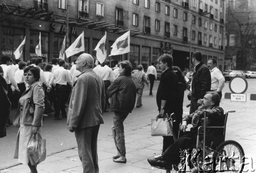 09.05.1985, Warszawa, Polska.
Obchody Dnia Zwycięstwa.
Fot. Kacper M. Krajewski, zbiory Ośrodka KARTA