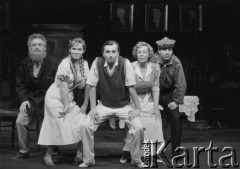 1995, Warszawa, Polska.
Próba przedstawienia w Teatrze Buffo.
Fot. Kacper M. Krajewski, zbiory Ośrodka KARTA