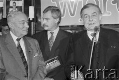 07.12.1995, Warszawa, Polska.
Uroczystość wręczenia Nagród Kisiela, przyznawanej pod patronatem tygodnika 