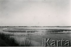 9.04.1940, Warszawa.
Widok na Wisłę na wysokości Cytadeli.
Fot. F. Krabicka, zbiory Ośrodka KARTA, udostępniła Agata Bujnowska