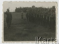 1937, Rozewie, Polska. 
Obóz przysposobienia wojskowego DOK VII.
Fot. NN, zbiory Ośrodka KARTA, przekazała Wiesława Grochola