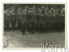 1938, Krotoszyn, Polska.
Kadra oficerska 56 pułku piechoty.
Fot. NN, zbiory Ośrodka KARTA, przekazała Wiesława Grochola
