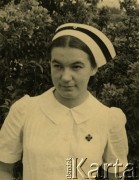 1941-1944, brak miejsca.
Pielęgniarka.
Fot. NN, zbiory Ośrodka KARTA, przekazała Wiesława Grochola