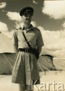 1941, El Amiriya koło Aleksandrii, Egipt.
Żołnierz Armii Brytyjskiej na terenie bazy wojskowej.
Fot. NN, zbiory Ośrodka KARTA, przekazała Wiesława Grochola
