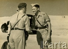 1941, El Amiriya koło Aleksandrii, Egipt.
Żołnierze Samodzielnej Brygady Strzelców Karpackich na terenie bazy wojskowej.
Fot. NN, zbiory Ośrodka KARTA, przekazała Wiesława Grochola