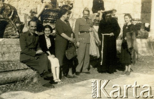 Grudzień 1940, Tyberiada, Palestyna.
Żołnierze Samodzielnej Brygady Strzelców Karpackich w Parku Kafarnaum nad Jeziorem Galilejskim.
Fot. NN, zbiory Ośrodka KARTA, przekazała Wiesława Grochola