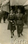 1946, Kair, Egipt.
Hanna i Roman Guziorscy. Z tyłu napis: 
