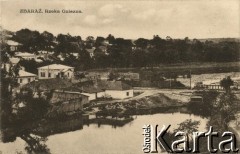 Przed 1939, Zbaraż, woj. tarnowskie, Polska.
Rzeka Gniezna.
Fot. NN, zbiory Ośrodka KARTA, przekazała Janina Kuszell