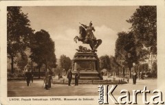 Przed 1939, Lwów, Polska.
Pomnik Jana III Sobieskiego.
Fot. NN, zbiory Ośrodka KARTA, przekazała Janina Kuszell