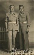 Prawdopodobnie 1943, Palestyna.
Wincenty Trawiński z bratankiem Teodorem.
Fot. NN, zbiory Ośrodka KARTA, udostępniła Anna Kołodziejska