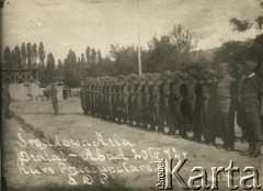 20.04.1942, Dżałał-Abad, Kirgistan, ZSRR.
Kurs przeciwpożarowy dla żołnierzy 5. Dywizji Piechoty.
Fot. plut. Dawlad (?), zbiory Ośrodka KARTA, udostępniła Anna Kołodziejska
