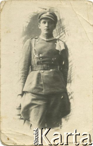 Ok. 1919, brak miejsca.
Podoficer kawalerii Wojska Polskiego.
Fot. Gatowski, zbiory Ośrodka KARTA, udostępniła Janina Drogowska