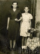 1942-1947, Indie.
Antonina Gołębiowska z córką Czesławą.
Fot. NN, zbiory Ośrodka KARTA, udostępnił Adam Gołębiowski