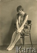 Wrzesień 1927, Wilno, Polska.
Portret kobiety.
Fot. NN, zbiory Ośrodka KARTA, przekazał Emil Mieszkowski